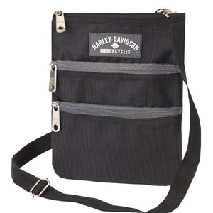 Women's Cross-Body Crossbody Sling Purse Black 99616