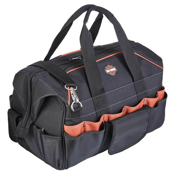 Harley-Davidson 39 Pocket Bar & Shield Logo Industrial Strength Tool Bag 99103-BLACK