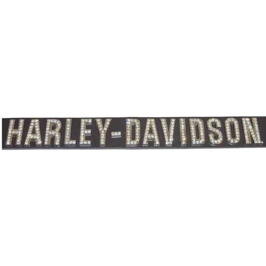 Harley-Davidson Women's Belt, Crystal H-D Font HDWBT10627