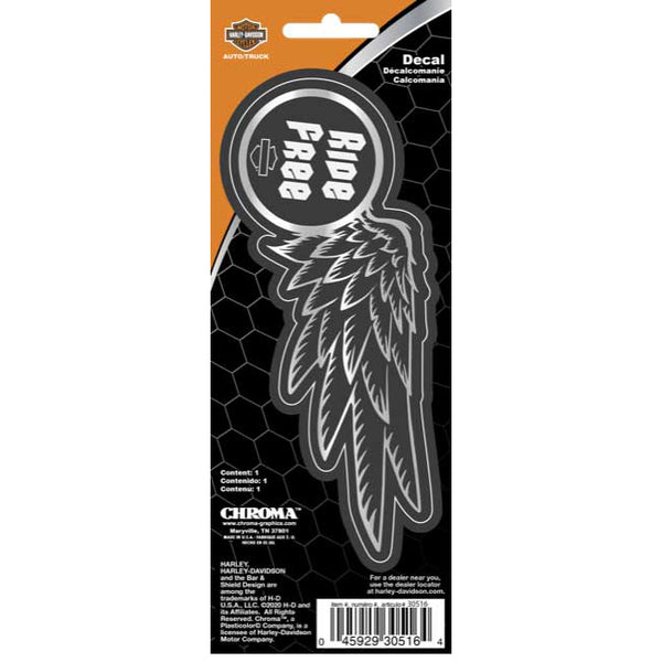 Ride Free Wing Decal CG30516