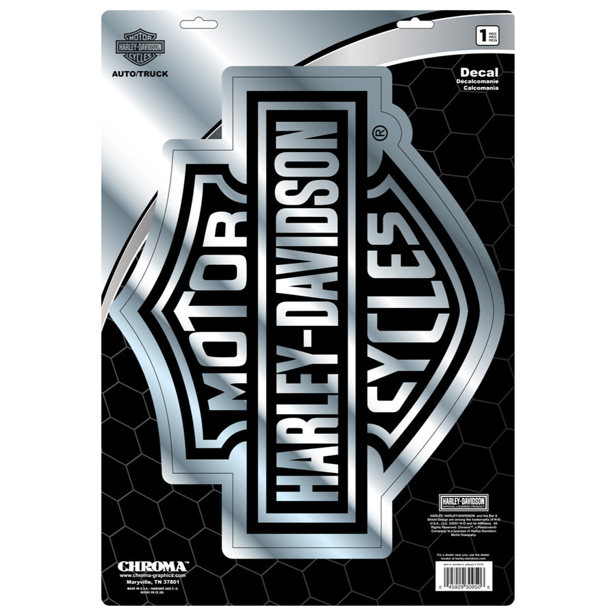 Chrome B&S Large Decal CG30950
