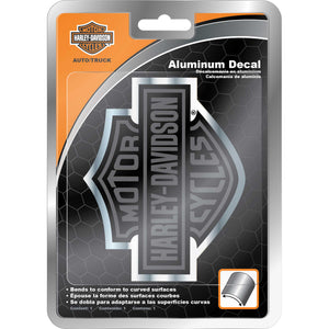 Bar & Shield Logo Bendable Aluminum Decal Black & Silver CG41713