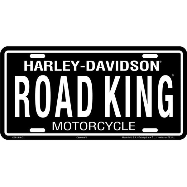 Road King Metal Stamped License Plate CG55040