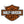 Harley-Davidson Bar & Shield Logo Shaped Puzzle, 571 Piece, 24.5 x 19 inches, Black/Orange DW6066