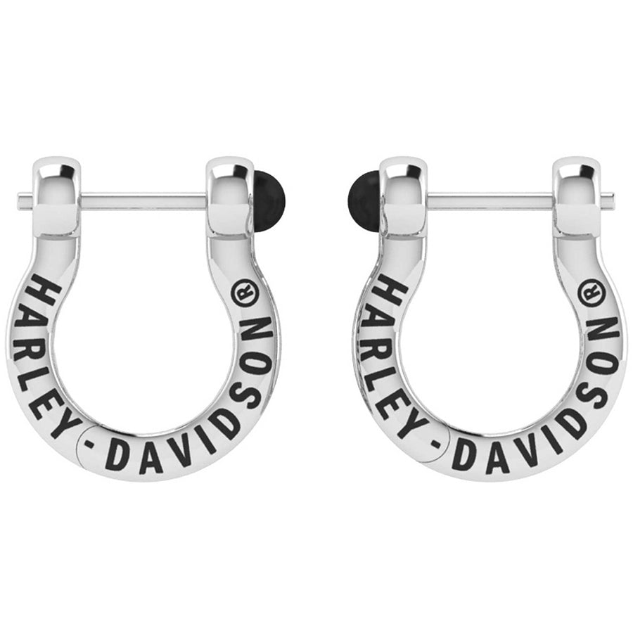 Harley davidson deals hoop earrings