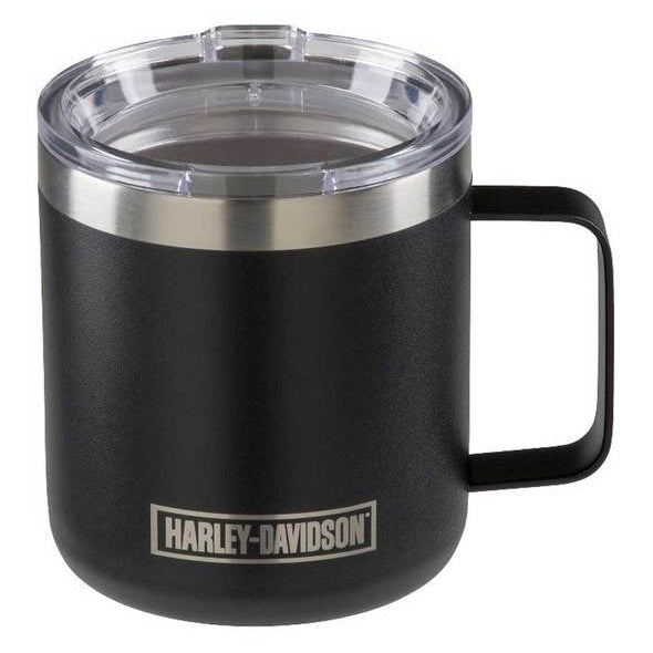 Etched H-D Stainless Steel Travel Mug with Lid - 12 oz. HDX-98629
