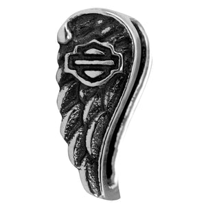 Women's Stainless Steel Silver Tone Small Wing Rally Charm HSC0096