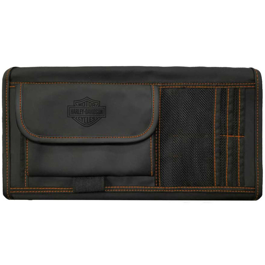 Harley-Davidson 7-Pocket Visor Organizer PDQ Display, Black P6190W