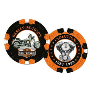 Limited Edition Series 7 Poker Chips Pack, Black & Orange 6707