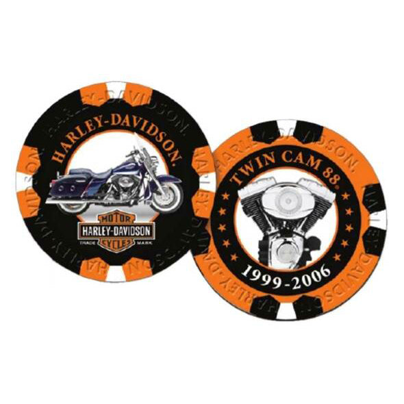 Limited Edition Series 8 Poker Chips Pack, Black & Orange 6708