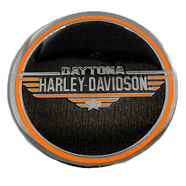 Teddy Morse's Daytona Harley-Davidson Exclusive Aviator Challenge Coin, Black/Orange HD203994