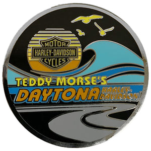 Teddy Morse's Daytona Harley-Davidson Exclusive Daybreak Wave Challenge Coin, Metal HD203994