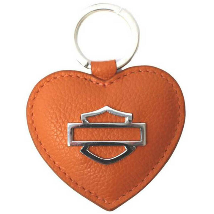 Women's Heart B&S Medallion Leather Key Fob ZWL5898-O